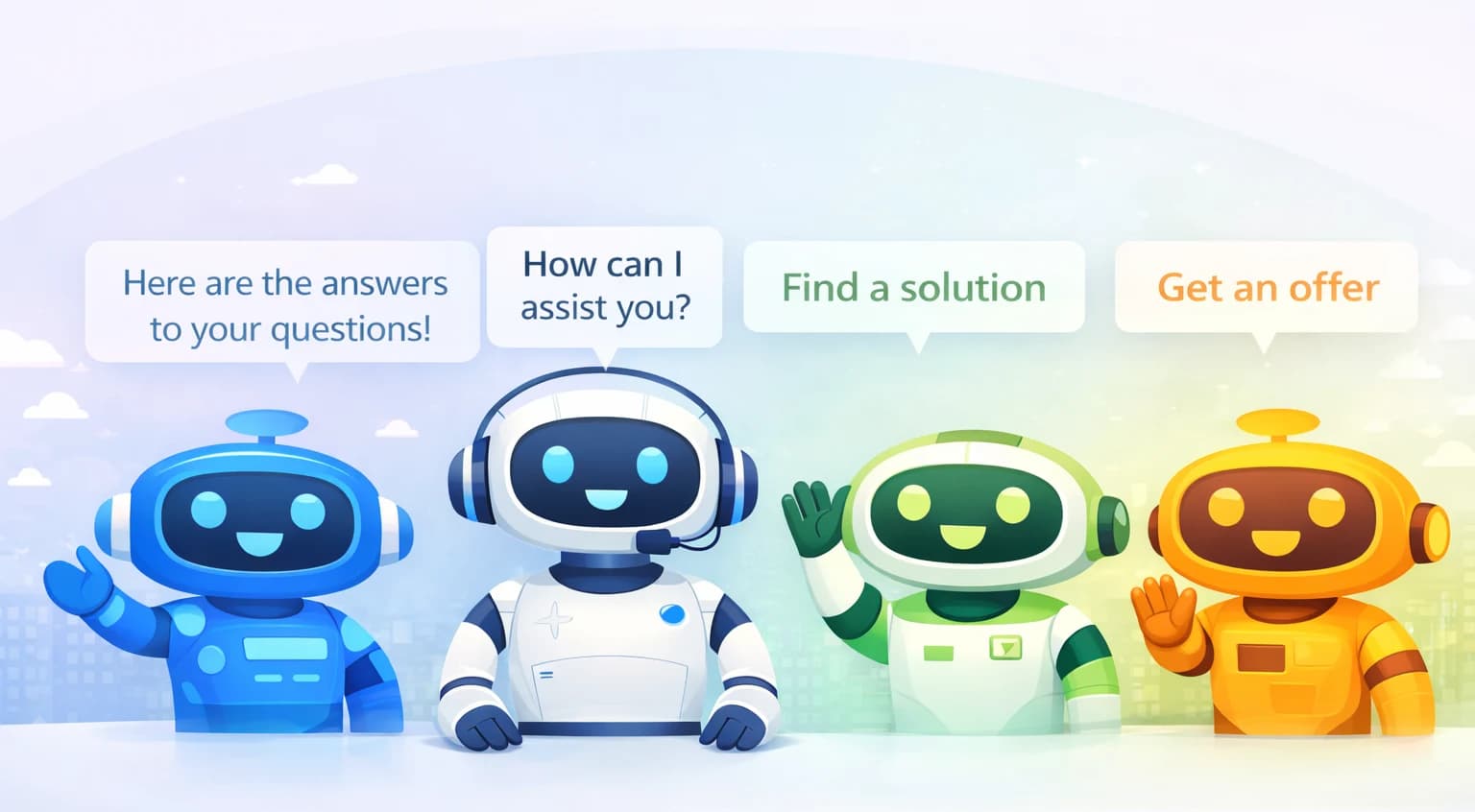 Chatbots hero illustration